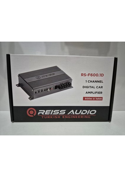 Mono Amfi – Reiss RS-F600.1D Bass Anfisi – Bass Kontrollü 600 Rms Mono Anfi