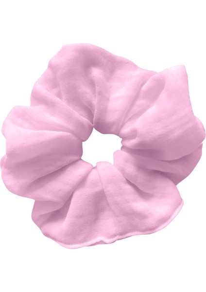 Dev Boy Muslin Saç Lastiği Oversize Pamuklu Saç Tokası Scrunchie Toka