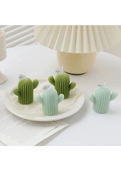 Kaktüs Sabun Kokulutaş Mum Kalıbı