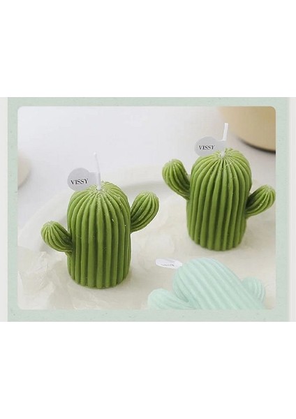 Kaktüs Sabun Kokulutaş Mum Kalıbı modelleri