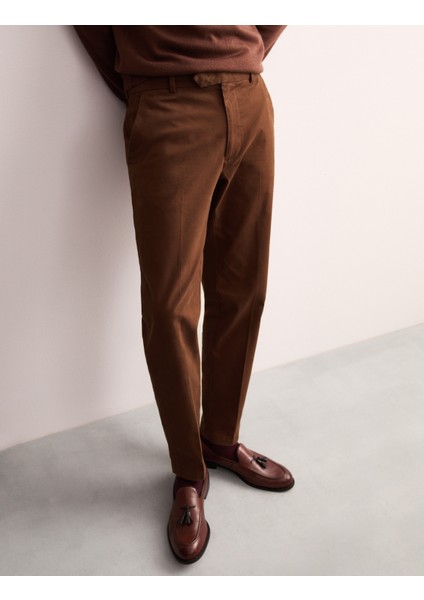 Marks & Spencer Tapered Fit Italian Chino Pantolon