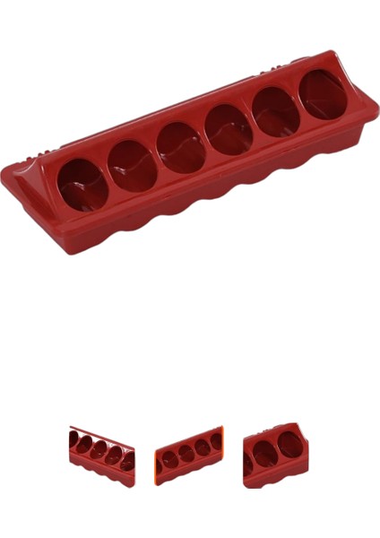 Civciv Bıldırcın Plastik Yemlik 30 cm 4 Adet