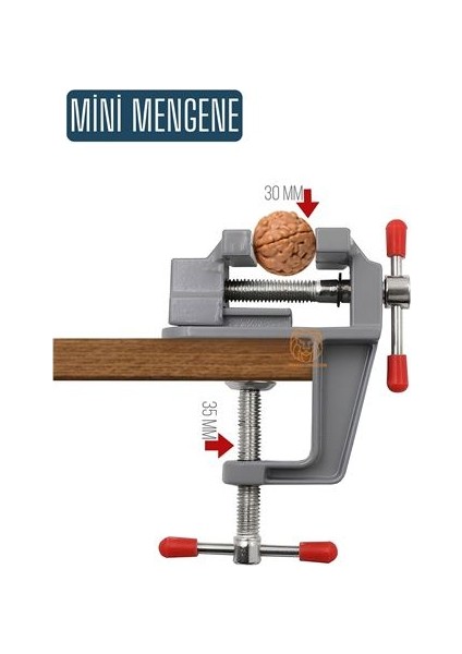 Turk Mini Mengene 35 mm - CPB5619-5590