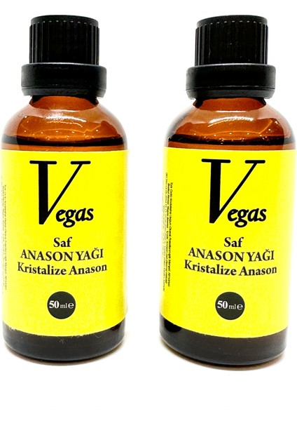 Saf Anason Yağı 100 ml - Distle Anason Yağı - Kristalize Anason Yağı