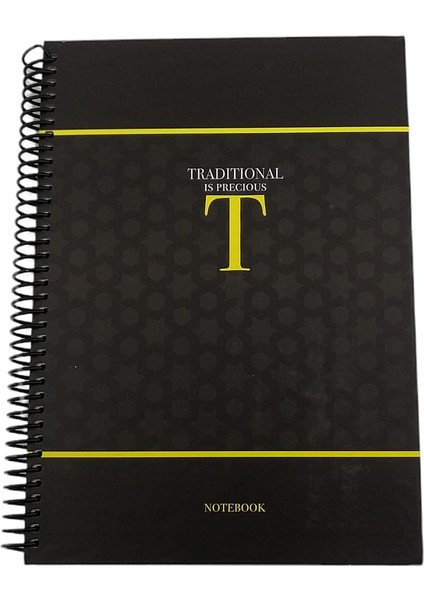 Sert Kapak Spiralli 96 Yp. Çizgili Defter 17x24