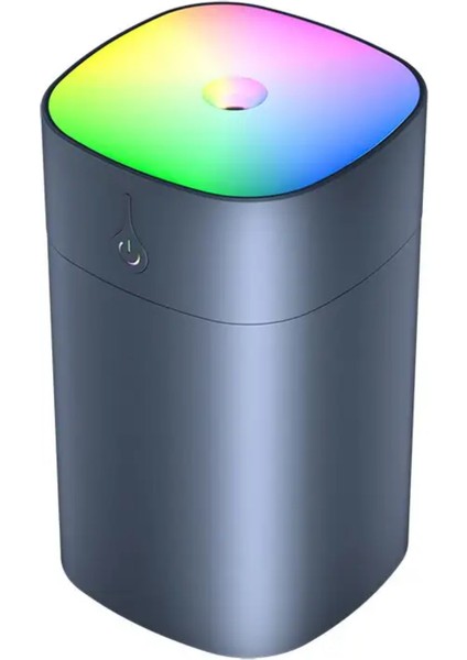 Renkli Nemlendirici Ev USB Taşınabilir Nemlendirici ile Atmosfer Renk Işık Gece Lambası Hava Temizleme Nemlendirici