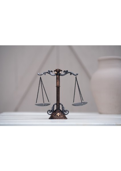 Adalet Terazi Masaüstü Biblo