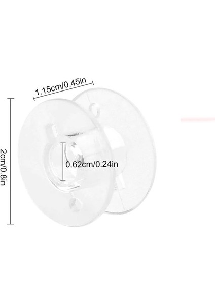 10 Adet Ev Tipi Makineler Için Plastik Masura - CPB4598-6455