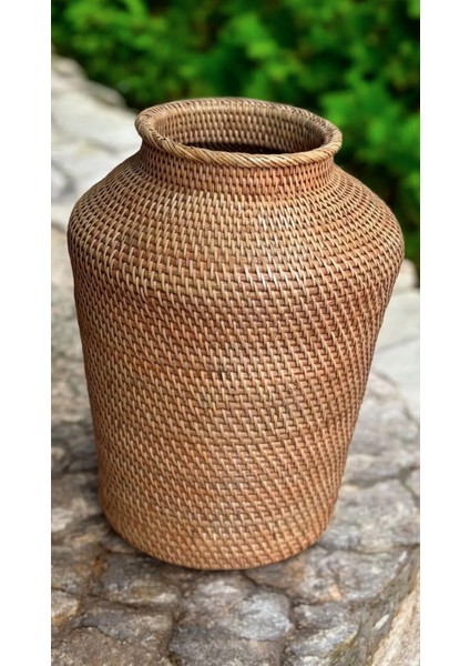 Balenis Rattan Vazo,el Örmesi Rattan Küp Vazo,dekoratif Vazo fiyatları