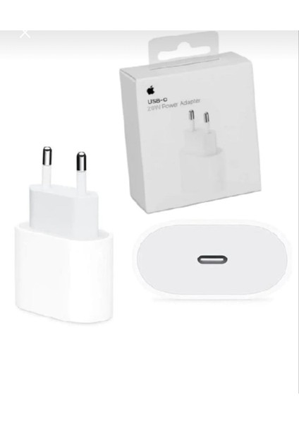 Aple Uyumlu Iphone 14 - 14 Pro - 14 Pro Max Uyumlu 20W Hızlı Şarj Adaptörü ve Kablosu
