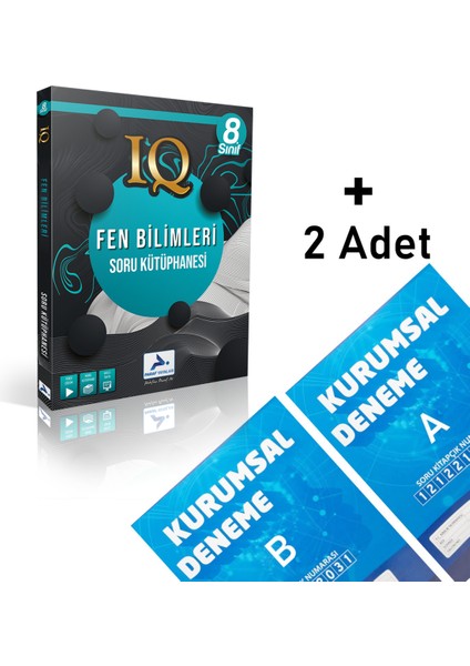 Paraf 8.sınıf Iq Fen Bilimleri Soru Kütüphanesi 2 Adet Kurumsal D