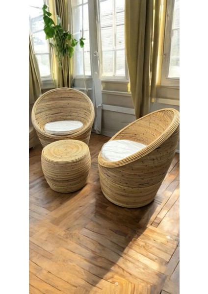 El Yapımı Doğal Rattan Balkon Koltuk Takımı,tasarım Çay Seti Oturma Gurubu fiyatları