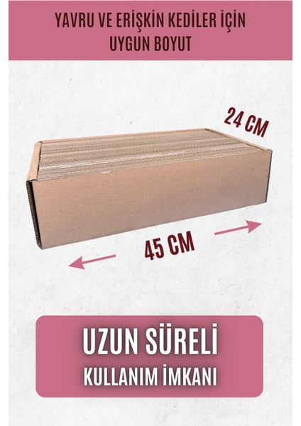 Tırminatör - Kedi Tırmalama Kutusu (45X24 Cm) modelleri