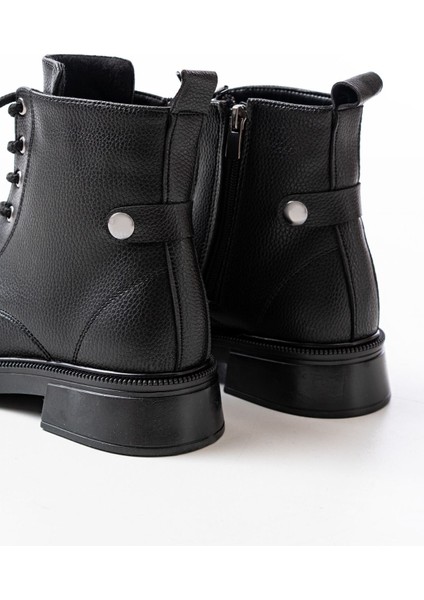 Infon Ayakkabı Marketi 02-2003 Siyah Bağcıklı Fermuarlı Günlük Kadın Bot indirimleri