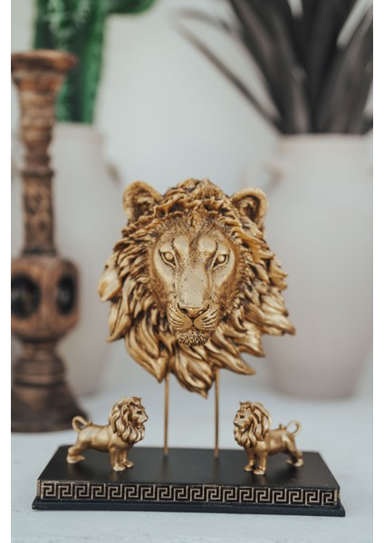 Aslan Biblosu Dekoratif Nihale Üstü Biblo