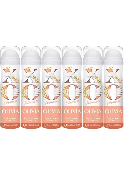 Deodorant 150ML Women-Kadın Olıvıa (6 Lı Set)