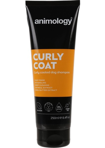Curly Coat Kıvırcık Tüylü Köpek Şampuanı 250 ml