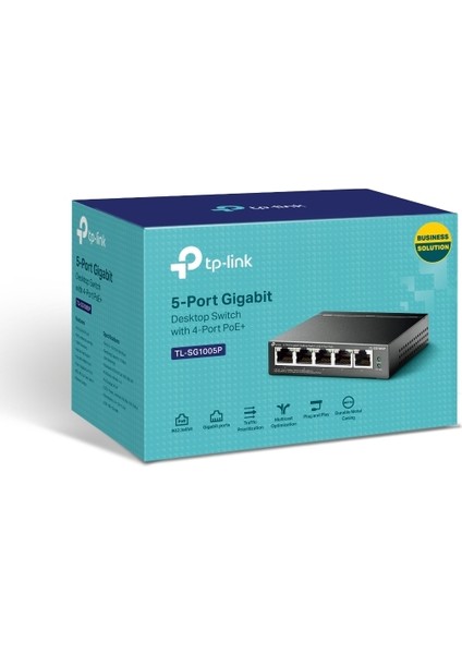 TL-SG1005P 5-Port Gigabit Desktop Switch With 4-Port Poe+ (65W)