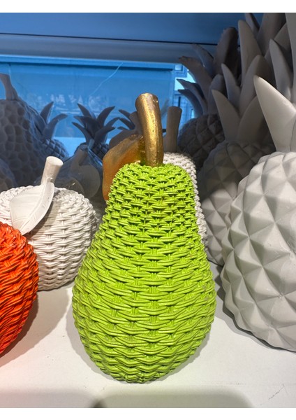 Hasır Dokulu Armut Polyester Obje fiyatları