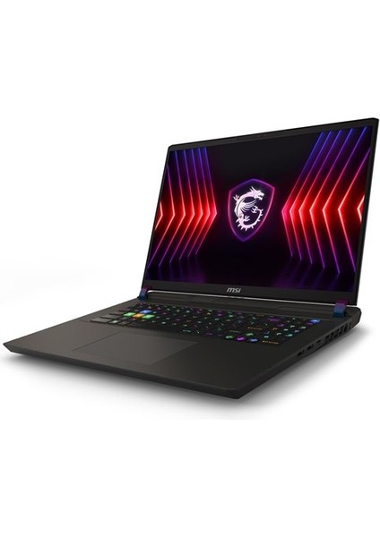 Msı 17" Qhd Vector 17 Hx A14VHG-838XTR Core I9 14900HX-64GB Ddr5 RAM-12GB RTX4080-2TB Nvme-Fdos