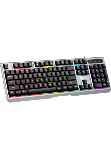 Lecoo KB121 Q Trk Usb+Makro Tuşlu Mekanik Hisli Rainbow Efektli Gaming Klavye