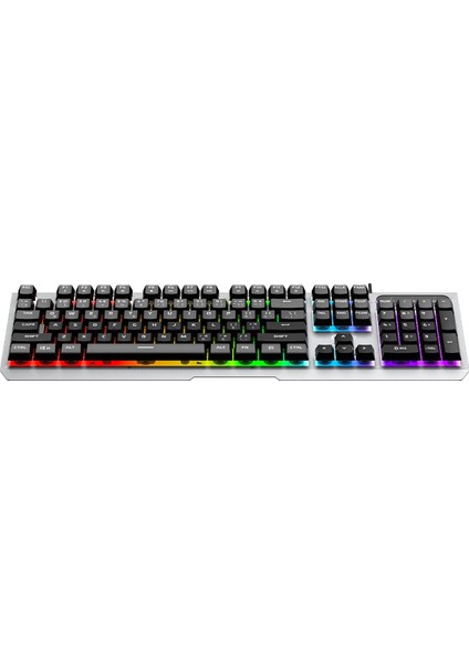 Lecoo KB121 Q Trk Usb+Makro Tuşlu Mekanik Hisli Rainbow Efektli Gaming Klavye