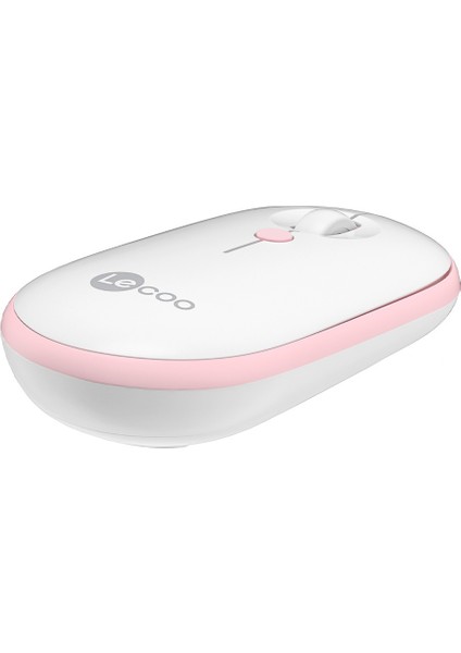 Lecoo WS212 Kablosuz Optic 1600DPI Pembe Mouse