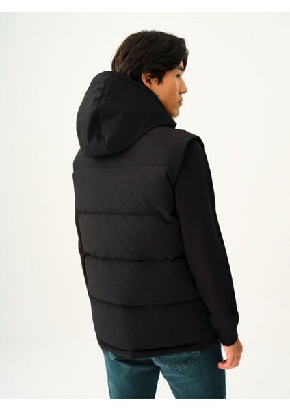 Erkek Regular Fit Siyah Yelek LF2036840 fırsatları