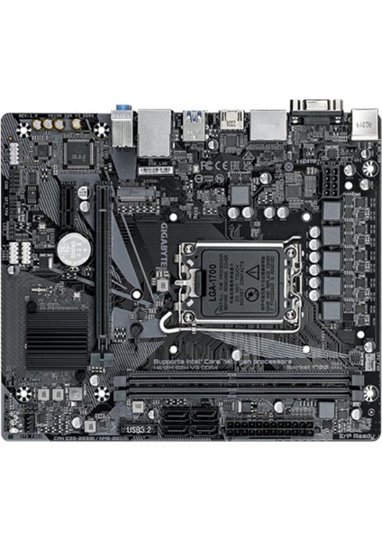 Gıgabyte H610M-S2H-V3-DDR4 3200MHZ 1xvga 1xhdmı 2xdp 1xm.2 USB 3.2 Matx 1700P (12./13.ve 14.nesil Işlemci Uyumlu)