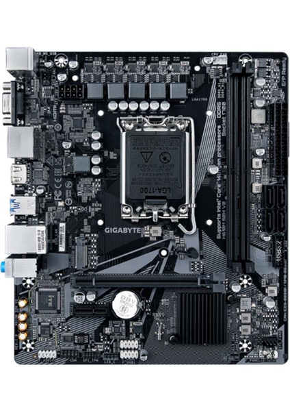 Gıgabyte H610M-S2H-V2-DDR5 5600MHZ 1xvga 1xhdmı 2xdp 1xm.2 USB 3.2 Matx 1700P (12./13.ve 14.nesil Işlemci Uyumlu)