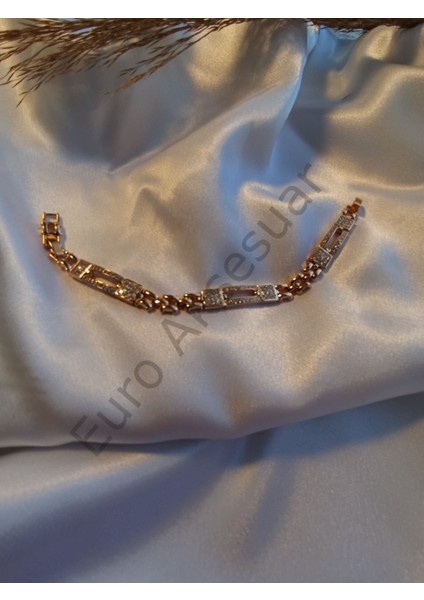 Rose Taş Detaylı Vip Bileklik indirimleri