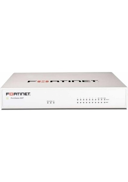 Fortınet Fortıgate FG-60F Cıhaz + 1 Yıl Lısans