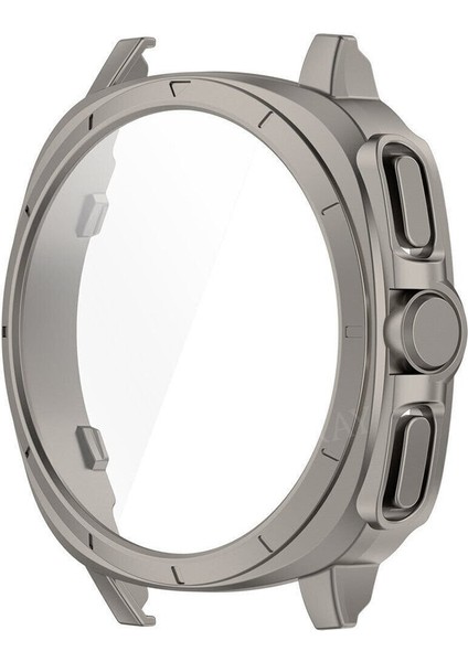 Samsung Galaxy Watch 7 Uyumlu 44MM Ultra Dönüştürücü Titanium Kasalı Ekran Koruyucu