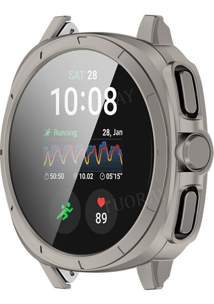 Samsung Galaxy Watch 7 Uyumlu 44MM Ultra Dönüştürücü Titanium Kasalı Ekran Koruyucu modelleri