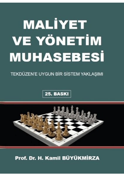 Maliyet ve Yönetim Muhasebesi - Kamil Büyükmirza