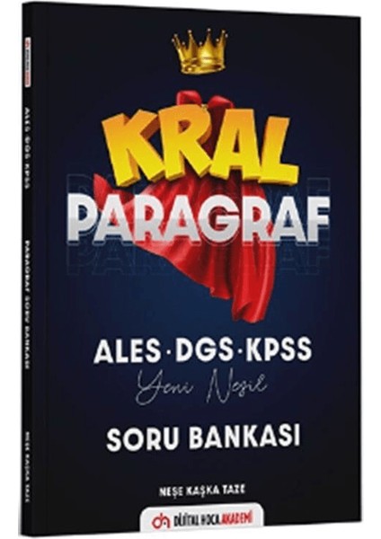 DGS ALES KPSS Kral Paragraf Yeni Nesil Video Çözümlü Soru Bankası
