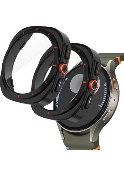 Samsung Galaxy Watch 7 Uyumlu 40-44MM Ultra Dönüştürücü Kasalı Ekran Koruyucu
