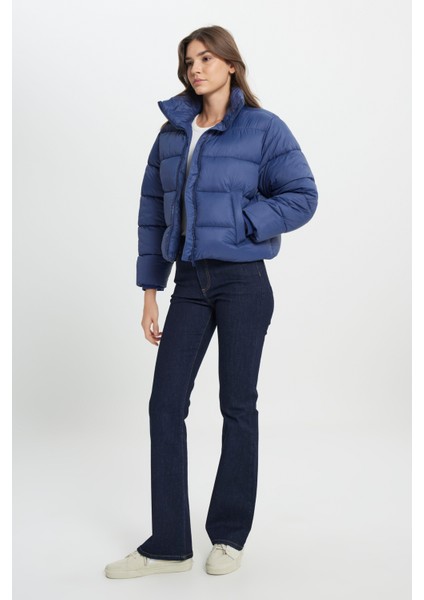 Loose Fit Rahat Kesim Pembe Şişme Mont indirimleri