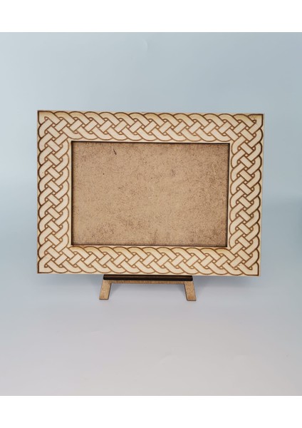 Örgü Desenli Ahşap Fotoğraf Çerçevesi modelleri