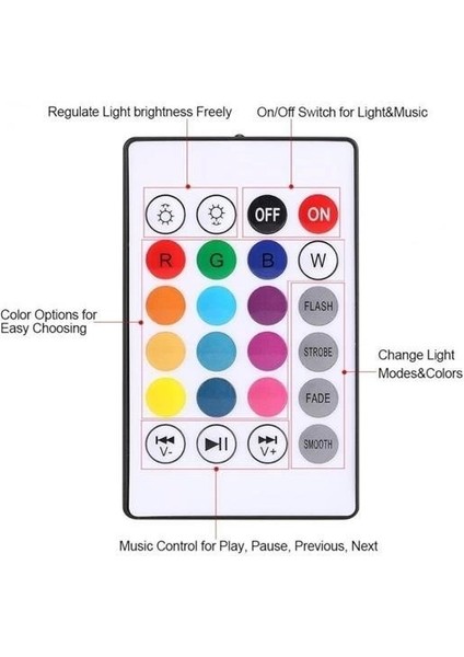 Kumandalı Bluetooth Hoparlör Ampul Ld-37