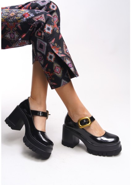 Brilaena Kadın Tokalı Topuklu Loafer 00121006 fiyatları