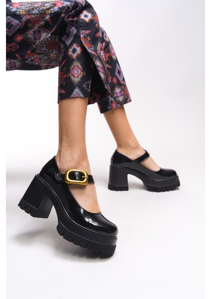 Brilaena Kadın Tokalı Topuklu Loafer 00121006 fırsatları