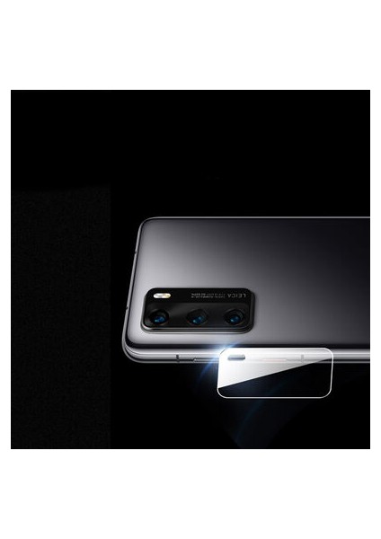 Huawei P40 Tam Uyumlu Nano Kamera Koruyucu Şeffaf Lens