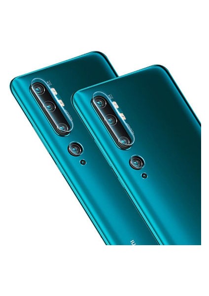 Xiaomi Mi Note 10 Tam Uyumlu Nano Kamera Koruyucu Şeffaf Lens