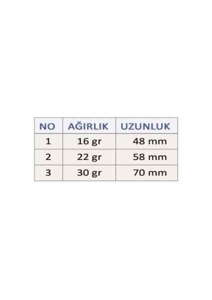 Turna Kaşık Damla Hologram Döner Kaşık Olta 30 gr