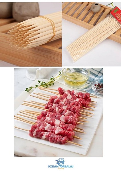 Ahşap Çöp / Et Şiş 100 Adet