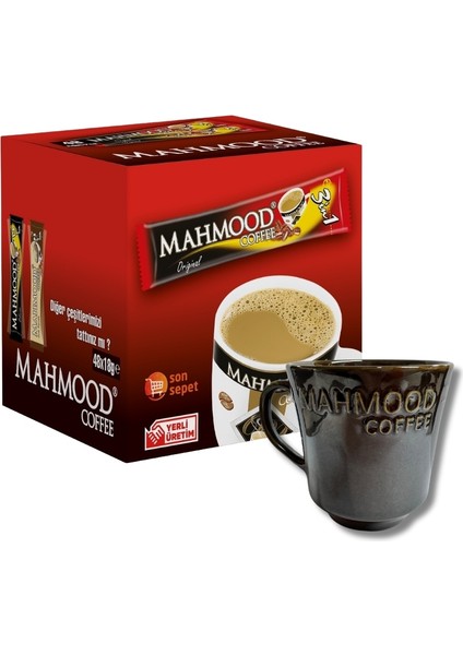 Mahmood Coffee 3 ü 1 Arada 48 Adet Kupa Bardak Hediyeli