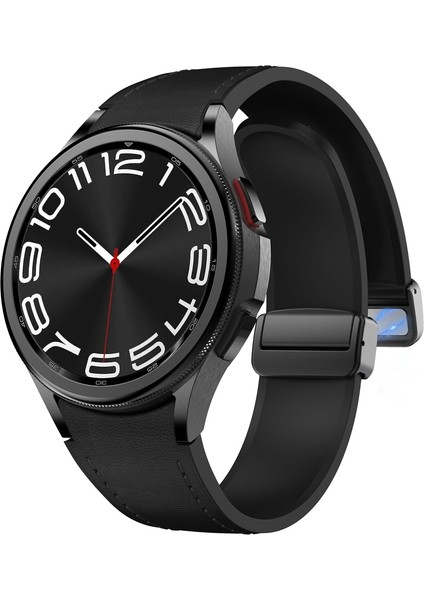 Samsung Galaxy Watch 6 Için Manyetik Toka Pu Silikon Kayış (Yurt Dışından) modelleri