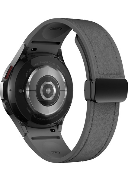 Samsung Galaxy Watch 6 Için Manyetik Toka Pu Silikon Kayış (Yurt Dışından) fiyatları