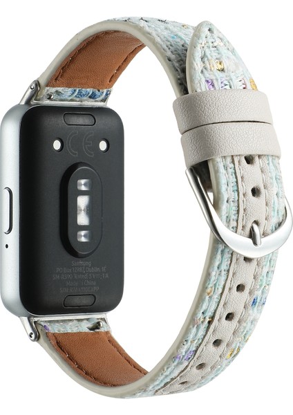 Samsung Galaxy Fit 3 Için Yün Deri Kayış (Yurt Dışından)